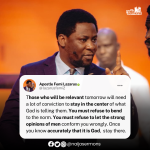 QUOTE OF THE DAY BY APOSTLE FEMI LAZARUS 5