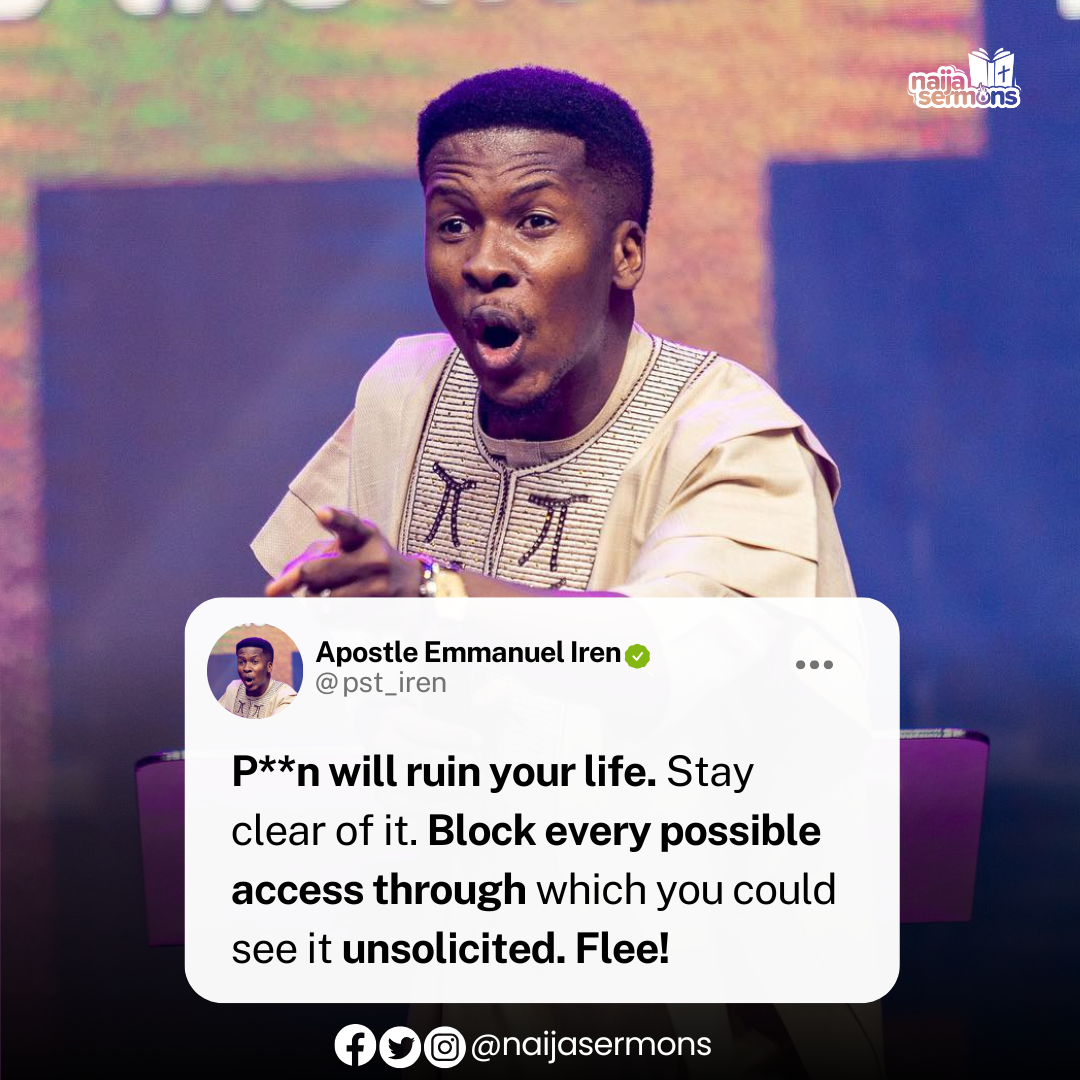 QUOTE OF THE DAY BY APOSTLE EMMANUEL IREN 1