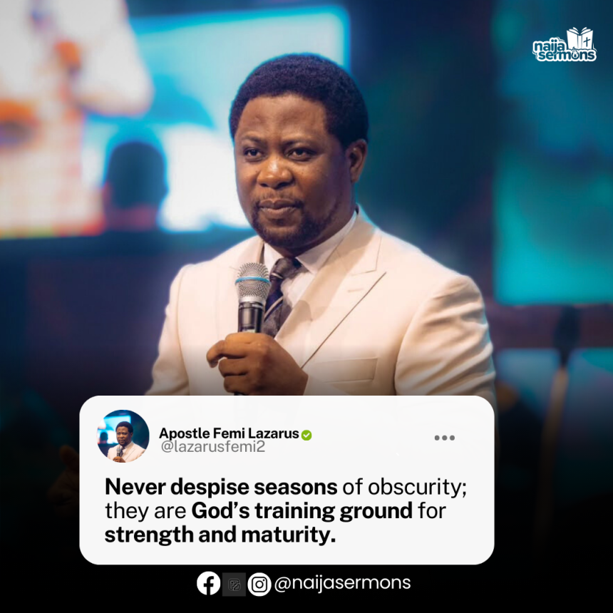 QUOTE OF THE DAY BY APOSTLE FEMI LAZARUS 5