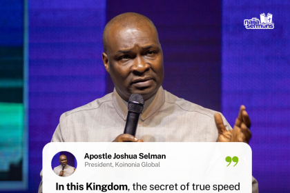 QUOTE OF THE DAY BY APOSTLE JOSHUA SELMAN 15
