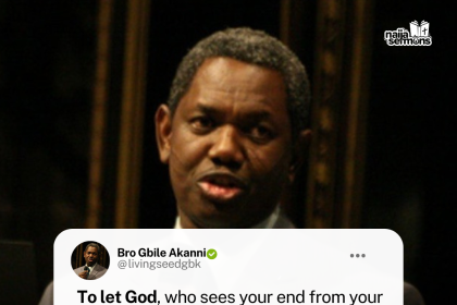 QUOTE OF THE DAY BY BRO GBILE AKANNI 27