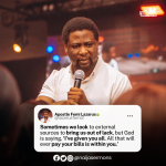 QUOTE OF THE DAY BY APOSTLE FEMI LAZARUS 5