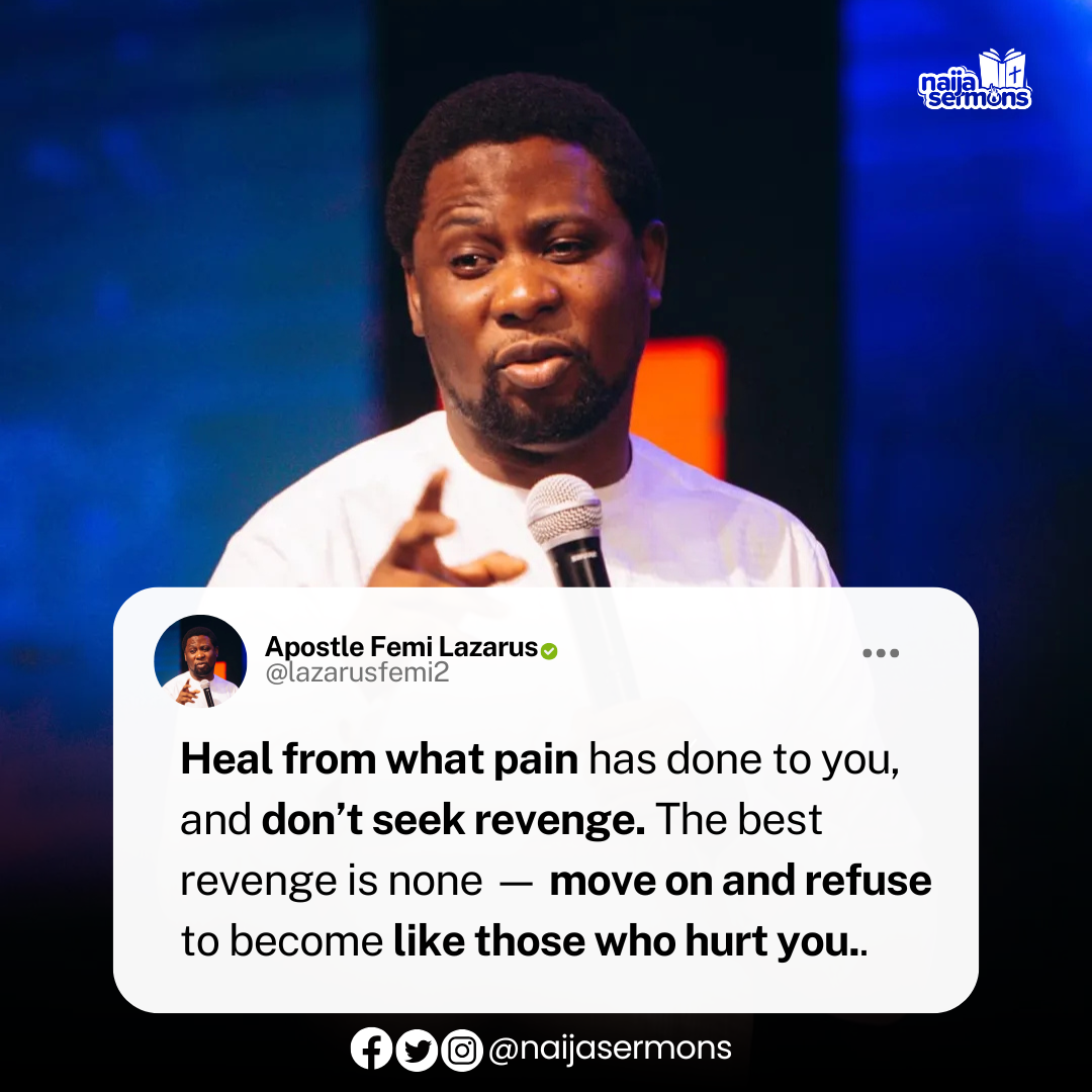QUOTE OF THE DAY BY APOSTLE FEMI LAZARUS 1