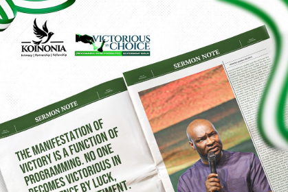 DOWNLOAD MP3: VICTORIOUS BY CHOICE (PROGRAMMING DIVINE POSSIBILITIES) BY Apostle Joshua Selman OCTOBER 5, 2025 2