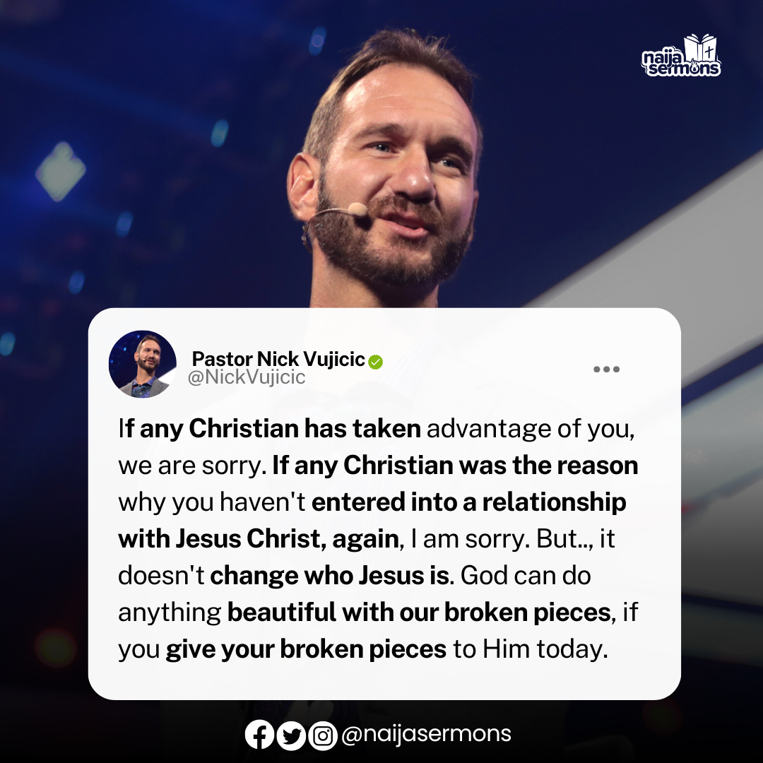 QUOTE OF THE DAY BY PASTOR NICK VUJICIC 1