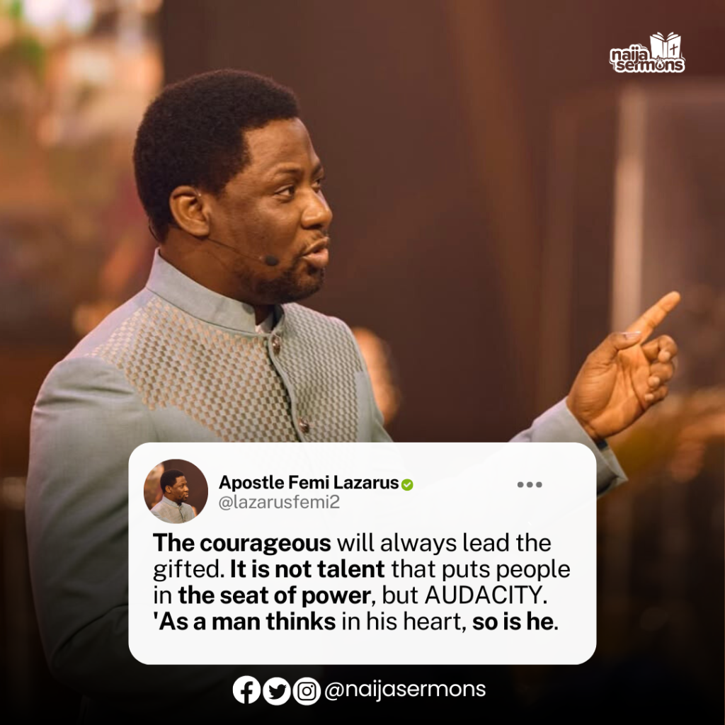 QUOTE OF THE DAY BY APOSTLE FEMI LAZARUS 2