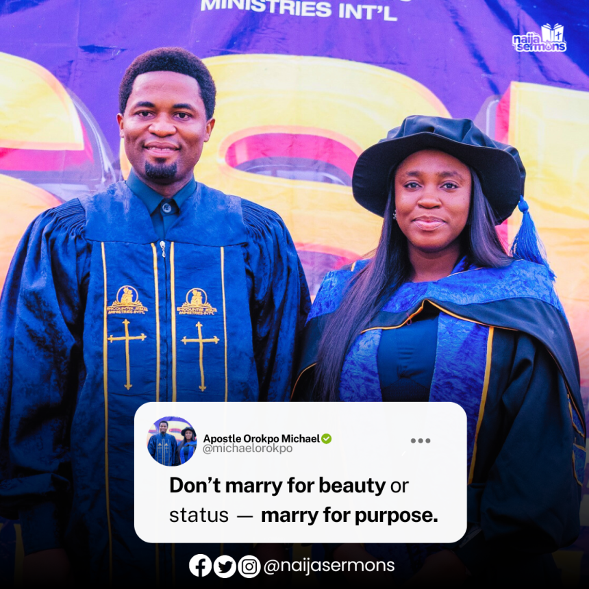 QUOTE OF THE DAY BY APOSTLE OROKPO MICHAEL 1