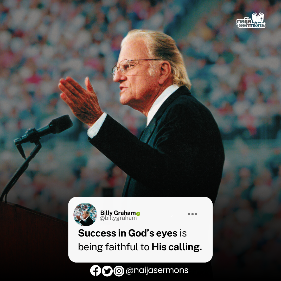 QUOTE OF THE DAY BY BILLY GRAHAM 1