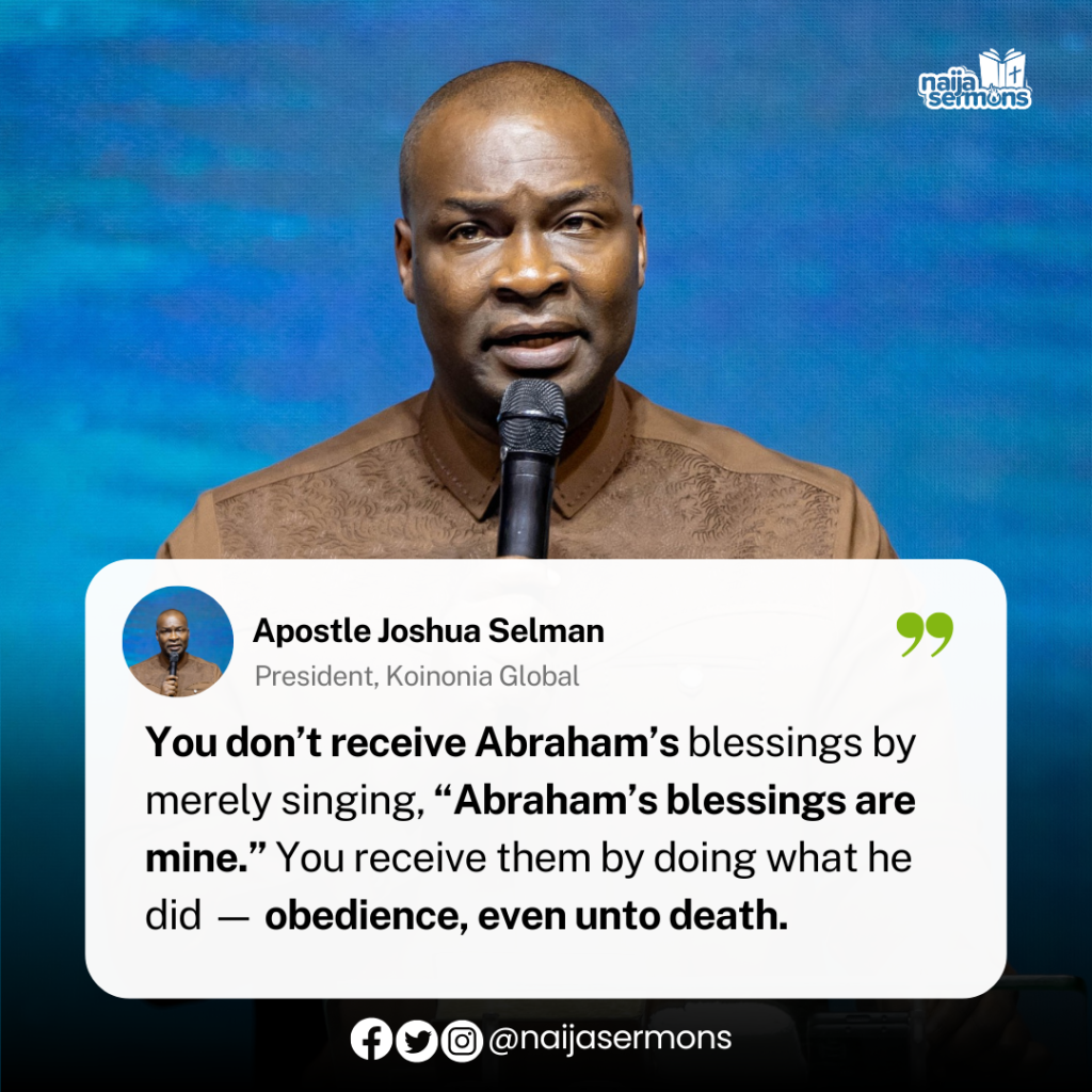 QUOTE OF THE DAY BY APOSTLE JOSHUA SELMAN 2