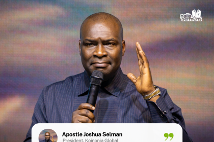 QUOTE OF THE DAY BY APOSTLE JOSHUA SELMAN 27