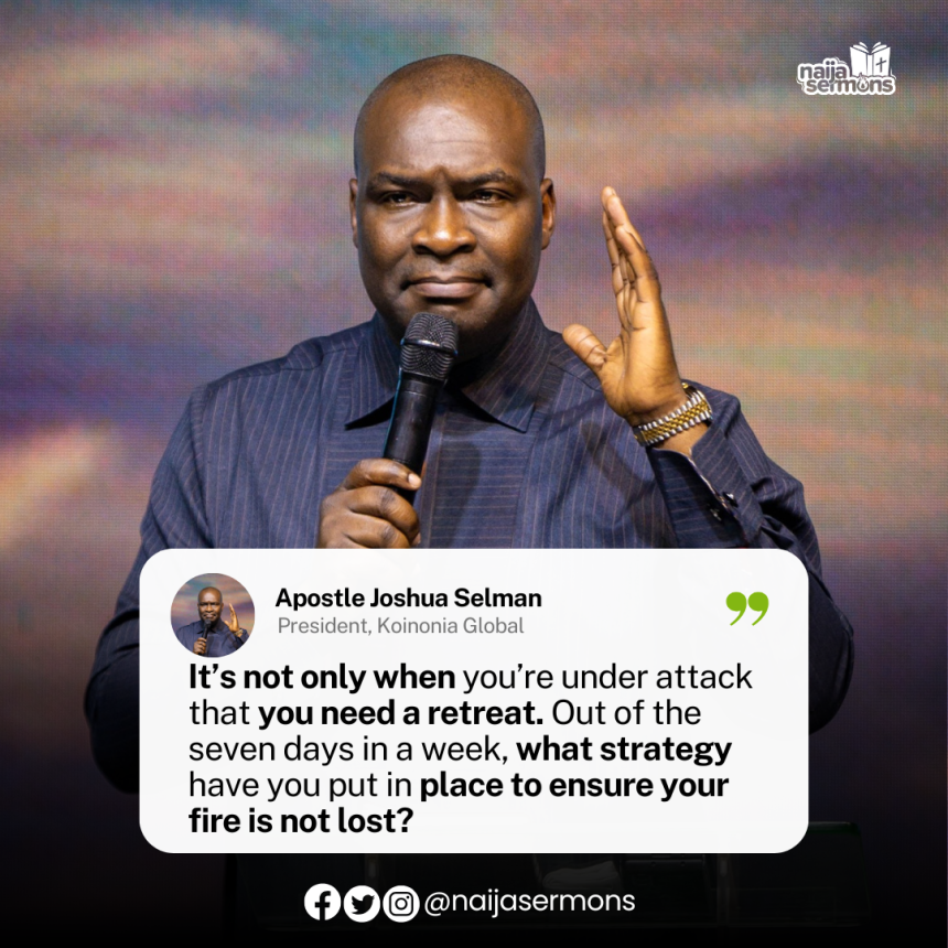 QUOTE OF THE DAY BY APOSTLE JOSHUA SELMAN 7