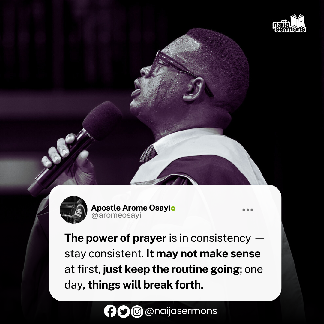 QUOTE OF THE DAY BY APOSTLE AROME OSAYI 1