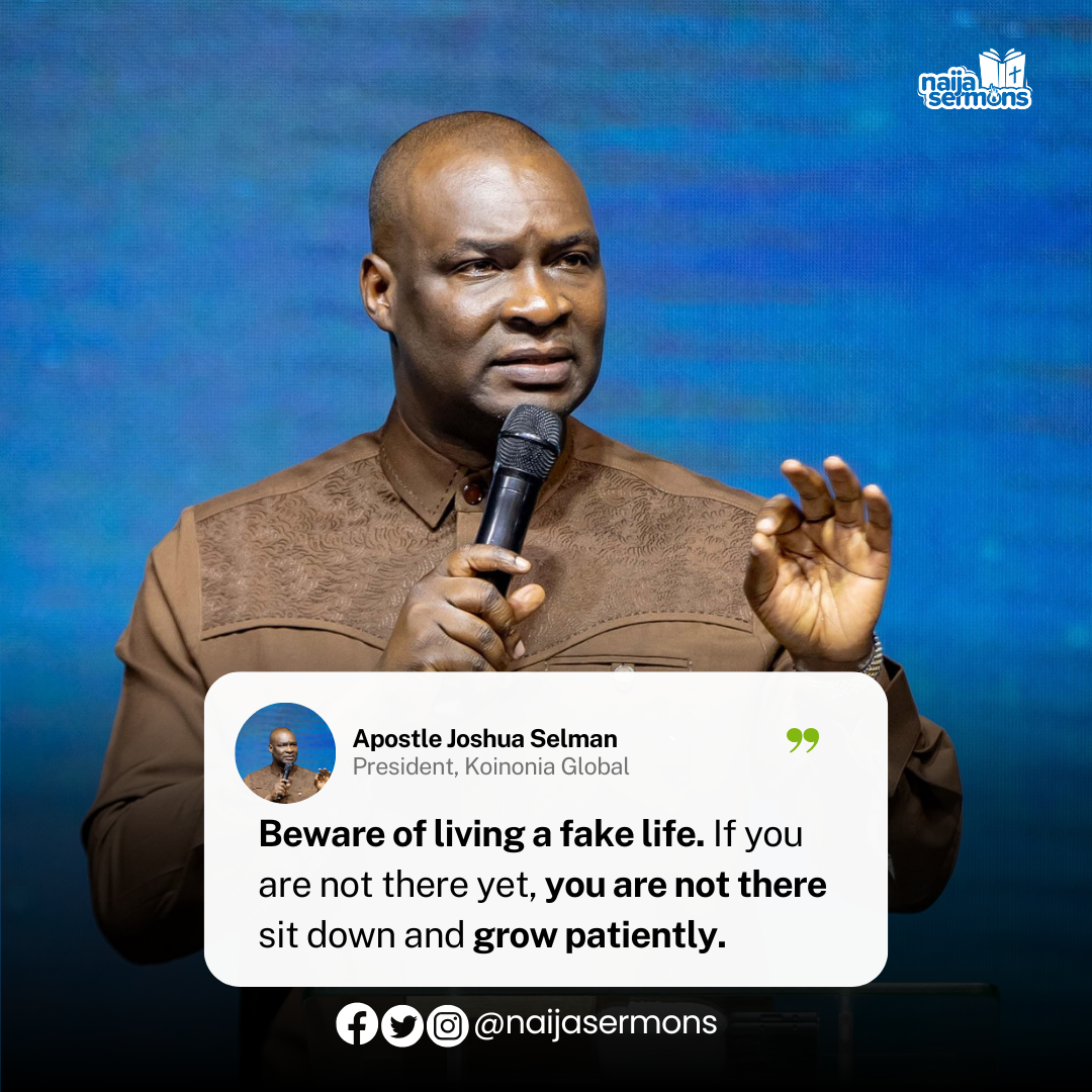 QUOTE OF THE DAY BY APOSTLE JOSHUA SELMAN 1