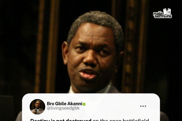 QUOTE OF THE DAY BY BRO GBILE AKANNI 6