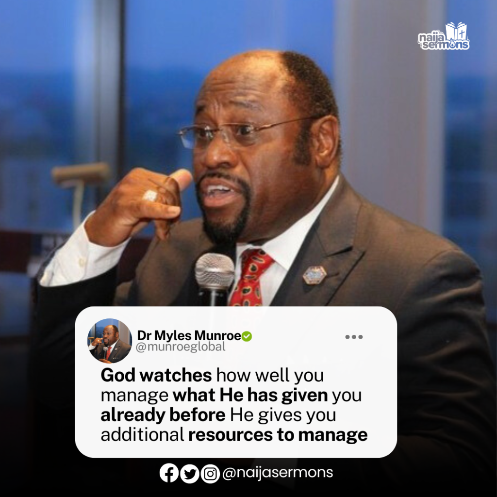 QUOTE OF THE DAY BY DR MYLES MUNROE 2
