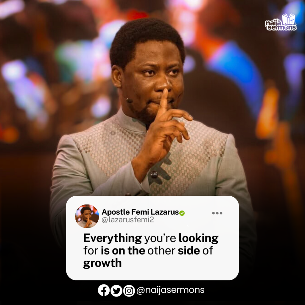 QUOTE OF THE DAY BY APOSTLE FEMI LAZARUS 2