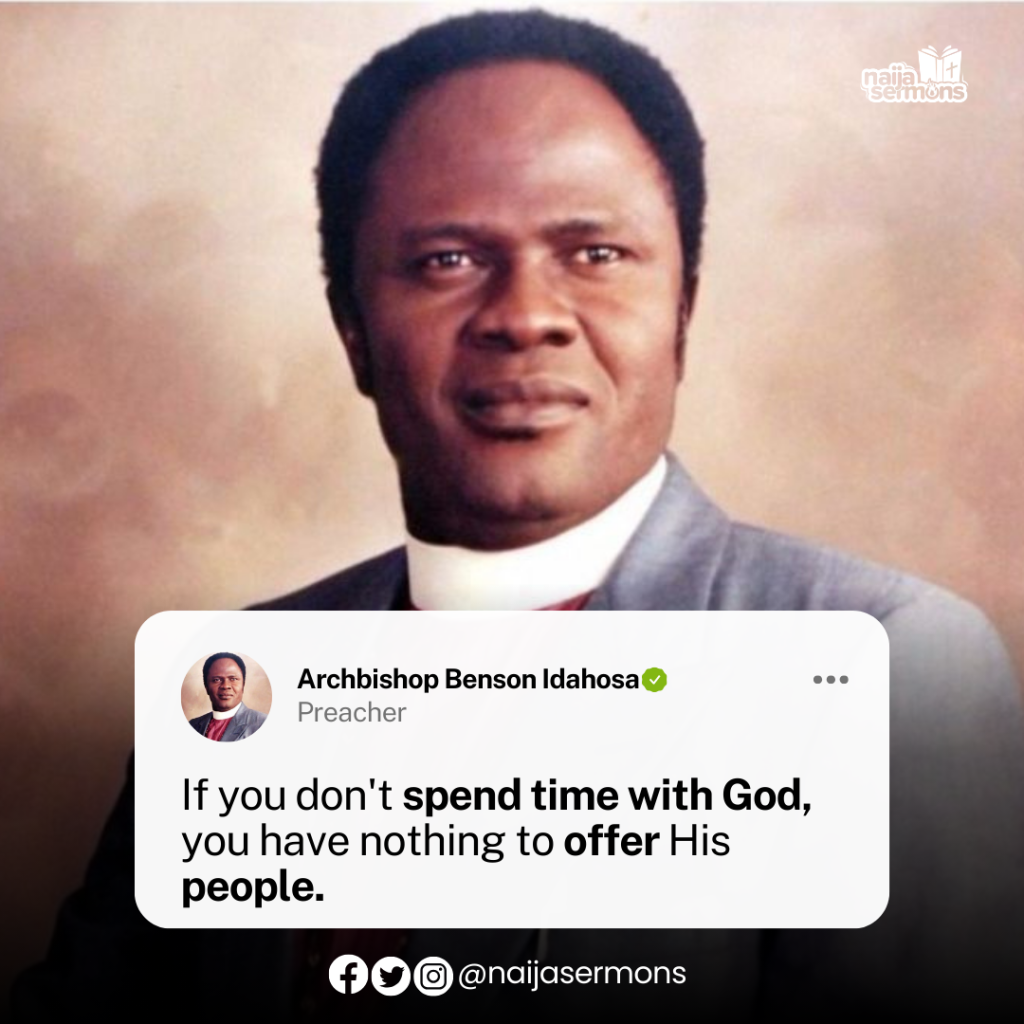 QUOTE OF THE DAY BY ARCHBISHOP BENSON IDAHOSA 2
