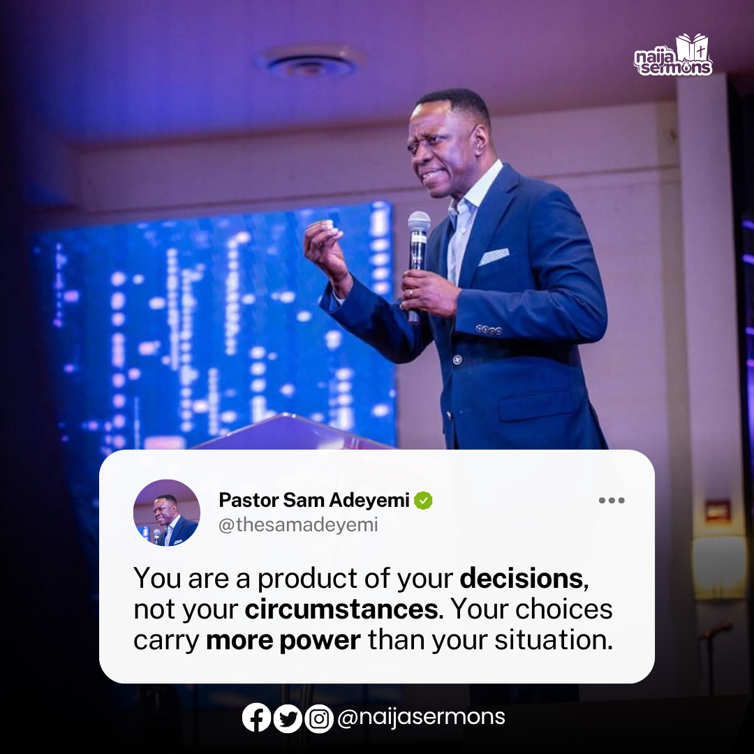 QUOTE OF THE DAY BY PASTOR SAM ADEYEMI 1