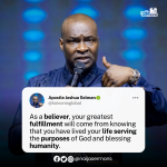 QUOTE OF THE DAY BY APOSTLE JOSHUA SELMAN 5