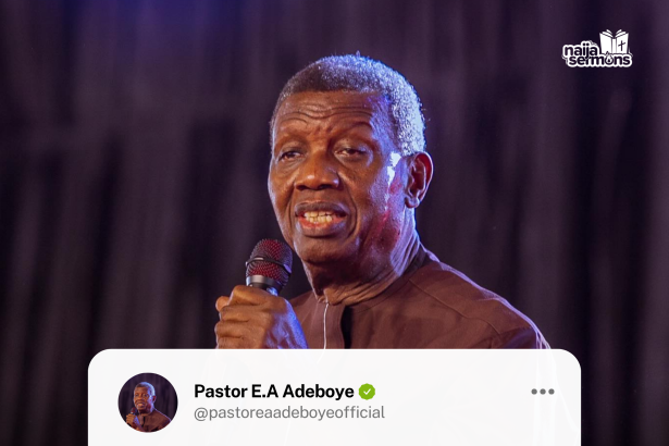 QUOTE OF THE DAY BY PASTOR E.A ADEBOYE 9