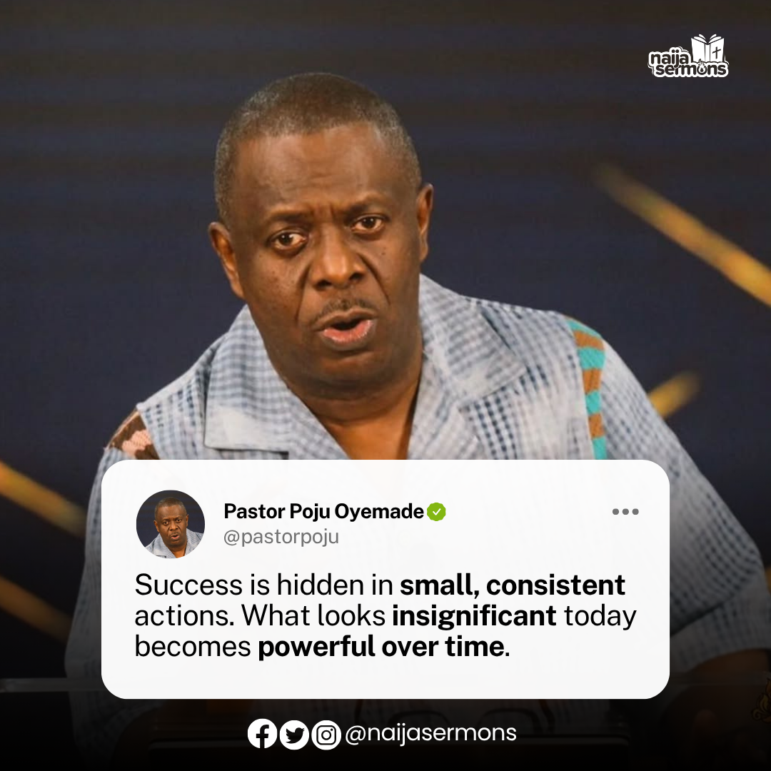 QUOTE OF THE DAY BY PASTOR POJU OYEMADA 1
