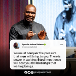 QUOTE OF THE DAY BY APOSTLE JOSHUA SELMAN 7