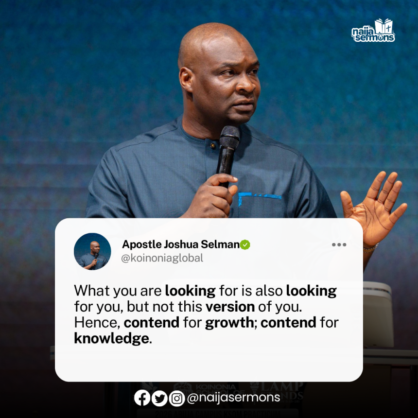 QUOTE OF THE DAY BY APOSTLE JOSHUA SELMAN 10