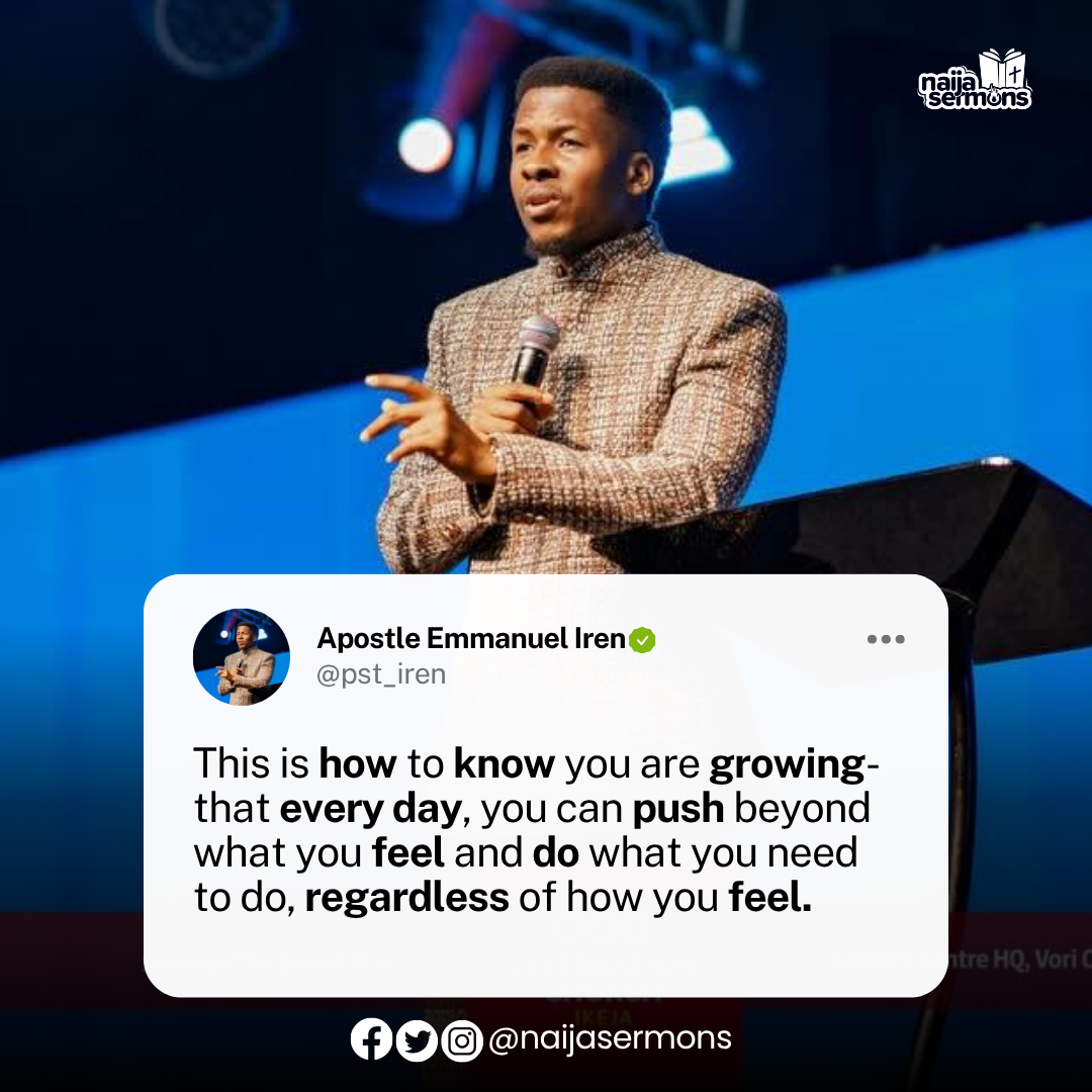 QUOTE OF THE DAY BY APOSTLE EMMANUEL IREN 1