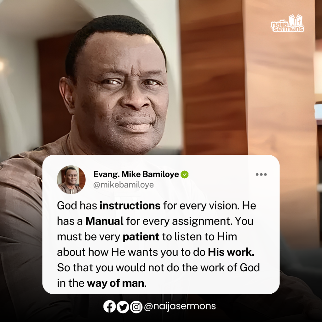 QUOTE OF THE DAY BY EVANG MIKE BAMILOYE 2