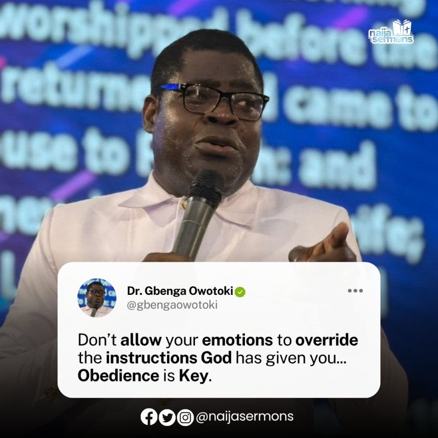 QUOTE OF THE DAY BY DR GBENGA OWOTOKI 6