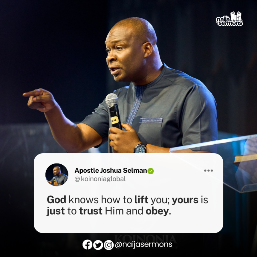 QUOTE OF THE DAY BY APOSTLE JOSHUA SELMAN 9