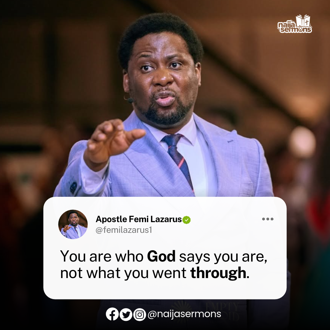 QUOTE OF THE DAY BY APOSTLE FEMI LAZARUS 1