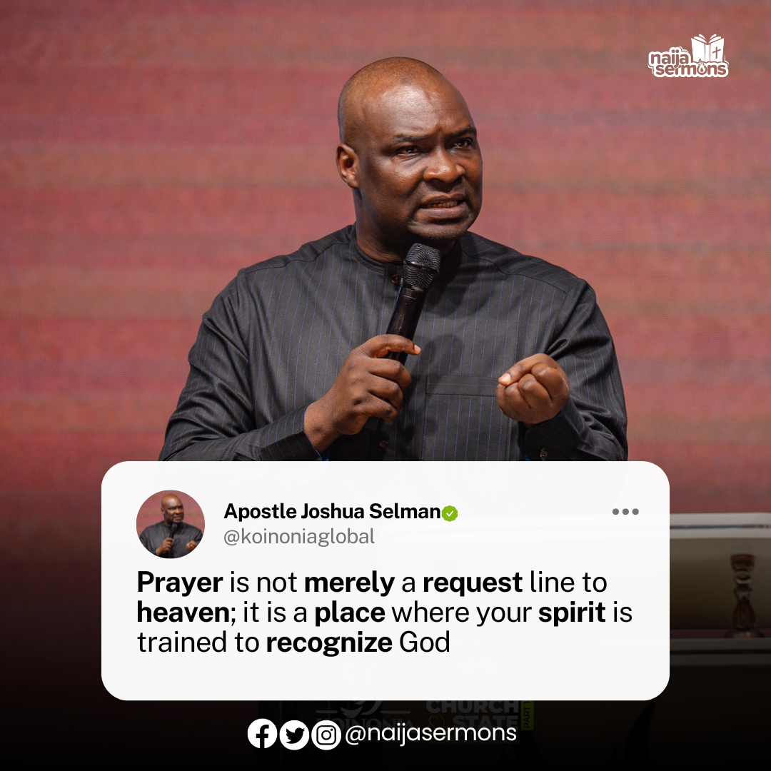 QUOTE OF THE DAY BY APOSTLE JOSHUA SELMAN 1