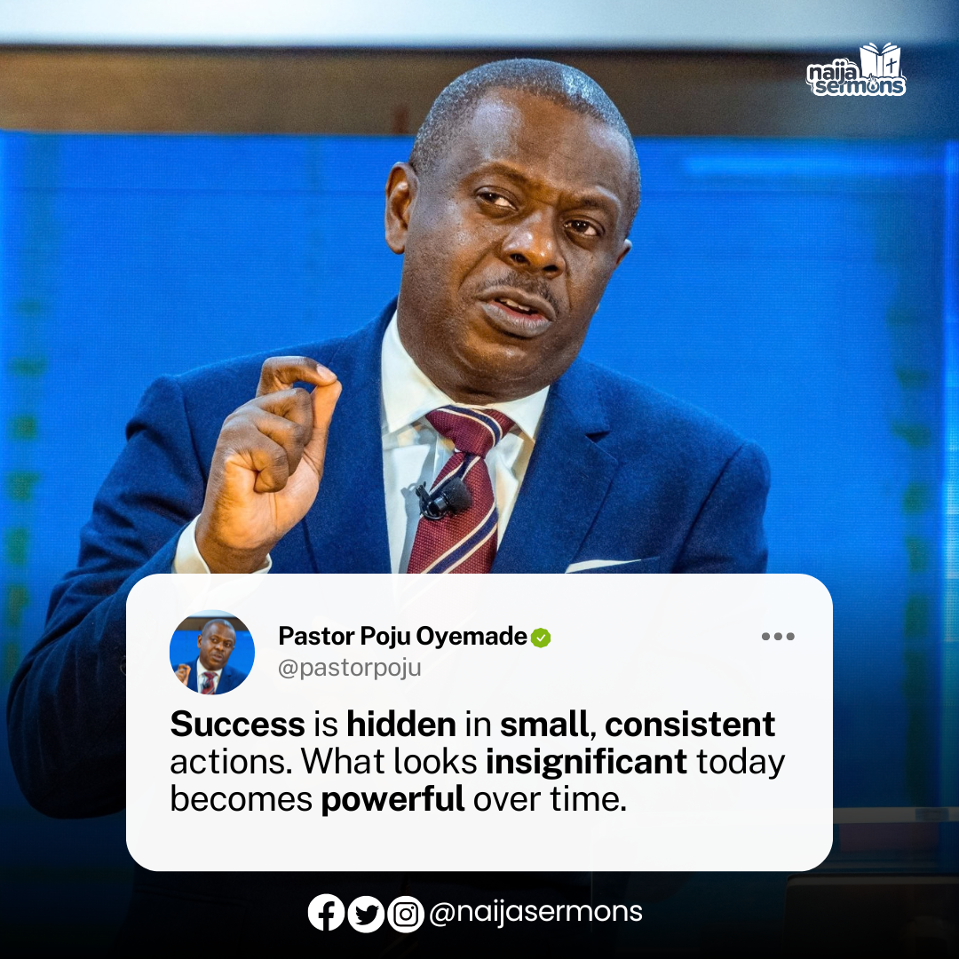 QUOTE OF THE DAY BY PASTOR POJU OYEMADE 1