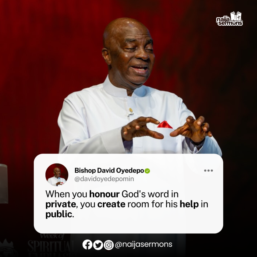 QUOTE OF THE DAY BY BISHOP DAVID OYEDEPO 5